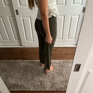 Tailor Vintage Dark Green Cropped Pants